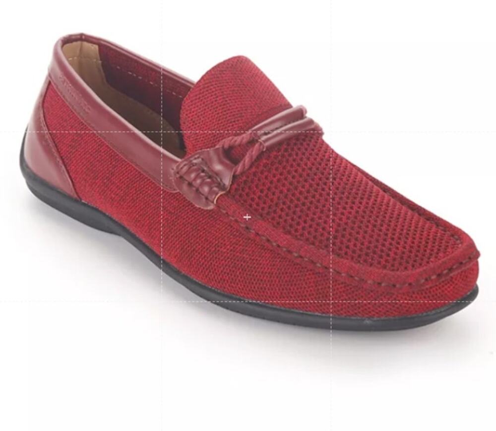 Aston Marc WALK-02-RED Shoes Men's Size 11 Red Slip On Driving Loafers New Box